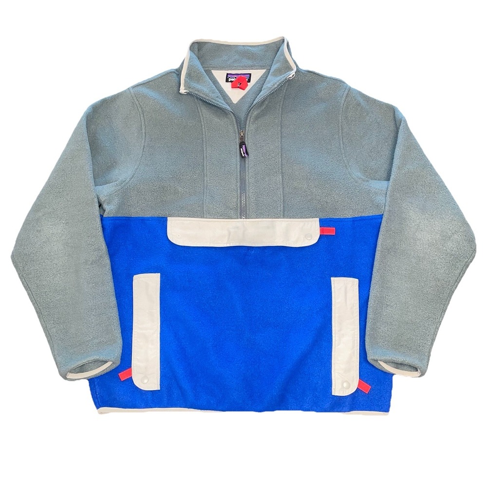 Patagonia Unisex Synchilla Anorak Half Zip Fleece Pullover Size Large/XL